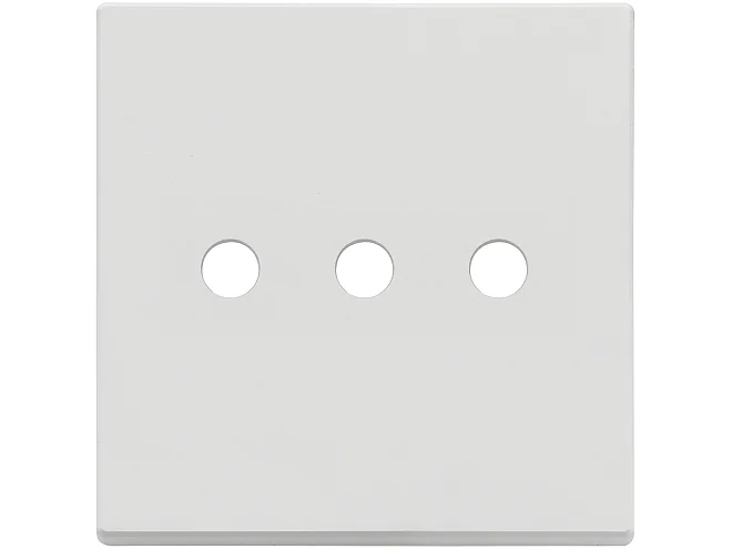 VIMAR Vimar 22685.RN.3.01 Placca 3Mx3 BS Tondo bianco matt