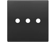 VIMAR Vimar 22685.RN.3.03 Placca 3Mx3 BS Tondo grigio antracite