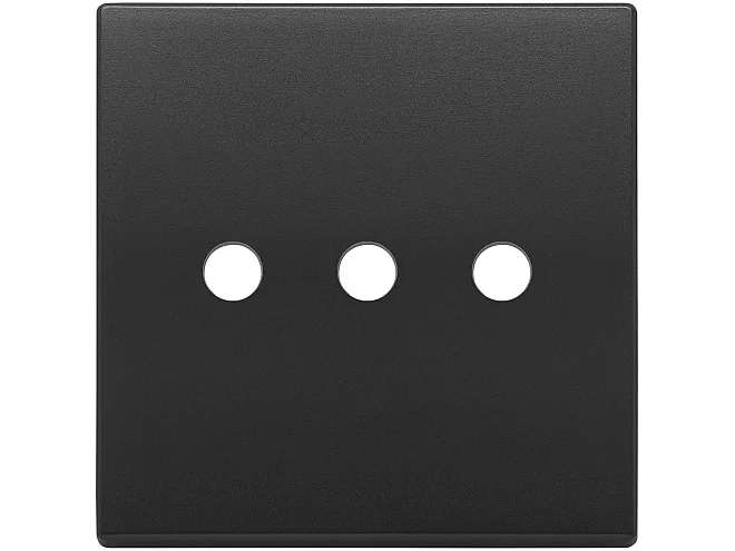 VIMAR Vimar 22685.RN.3.03 Placca 3Mx3 BS Tondo grigio antracite