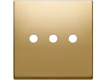 VIMAR Vimar 22685.RN.3.82 Placca 3Mx3 BS Tondo oro