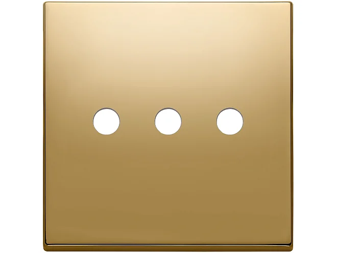 VIMAR Vimar 22685.RN.3.82 Placca 3Mx3 BS Tondo oro