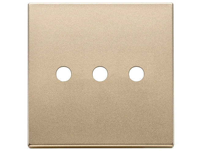 VIMAR Vimar 22685.RN.3.88 Placca 3Mx3 BS Tondo oro satinato