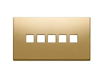 VIMAR Vimar 22689.5.82 Placca 5Mx5 BS Flat oro