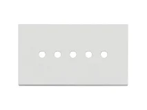VIMAR Vimar 22689.RN.5.01 Placca 5Mx5 BS Tondo bianco matt