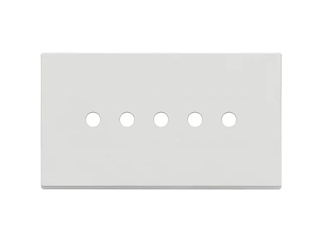 VIMAR Vimar 22689.RN.5.01 Placca 5Mx5 BS Tondo bianco matt