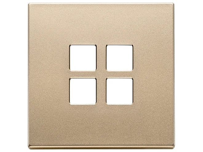 VIMAR Vimar 22692.88 Placca 2Mx4 Flat oro satinato