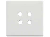VIMAR Vimar 22692.RN.01 Placca 2Mx4 Tondo bianco matt