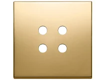 VIMAR Vimar 22692.RN.82 Placca 2Mx4 Tondo oro