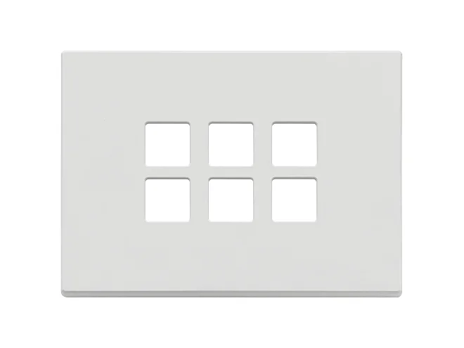 VIMAR Vimar 22693.01 Placca 3Mx6 Flat bianco matt