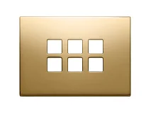 VIMAR Vimar 22693.82 Placca 3Mx6 Flat oro