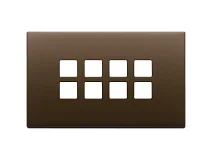 VIMAR Vimar 22694.12 Placca 4Mx8 Flat bronzo scuro spazz.