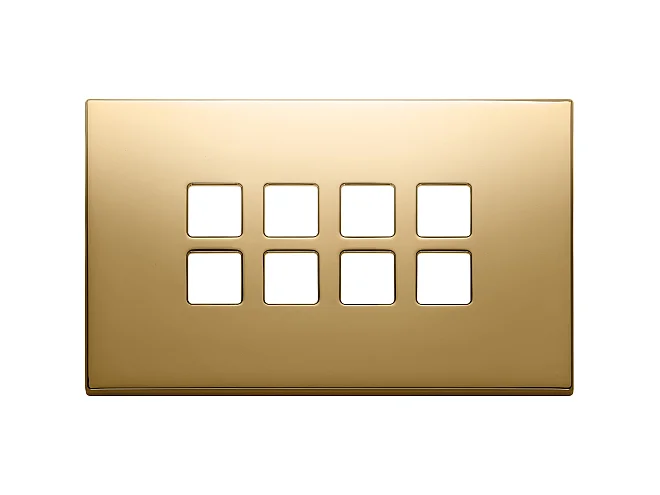 VIMAR Vimar 22694.82 Placca 4Mx8 Flat oro