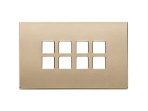VIMAR Vimar 22694.88 Placca 4Mx8 Flat oro satinato