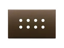 VIMAR Vimar 22694.RN.12 Placca 4Mx8 Tondo bronzo scuro spazz.