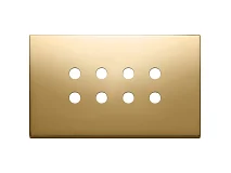 VIMAR Vimar 22694.RN.82 Placca 4Mx8 Tondo oro