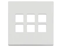 VIMAR Vimar 22695.01 Placca 3Mx6 BS Flat bianco matt