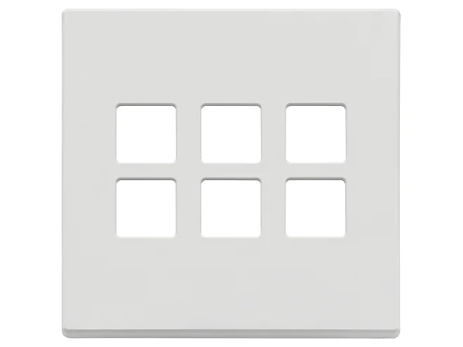 VIMAR Vimar 22695.01 Placca 3Mx6 BS Flat bianco matt