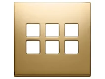 VIMAR Vimar 22695.82 Placca 3Mx6 BS Flat oro