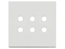 VIMAR Vimar 22695.RN.01 Placca 3Mx6 BS Tondo bianco matt
