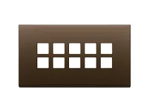 VIMAR Vimar 22699.12 Placca 5Mx10 BS Flat bronzo scuro spazz.