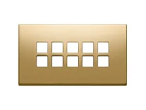VIMAR Vimar 22699.82 Placca 5Mx10 BS Flat oro