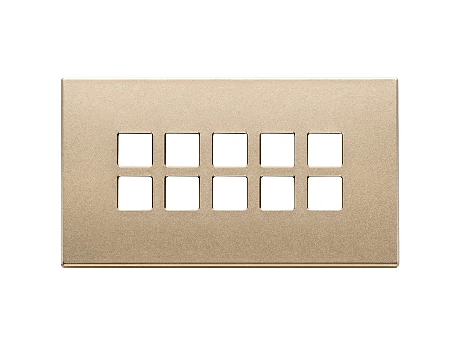 VIMAR Vimar 22699.88 Placca 5Mx10 BS Flat oro satinato
