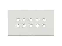 VIMAR Vimar 22699.RN.01 Placca 5Mx10 BS Tondo bianco matt