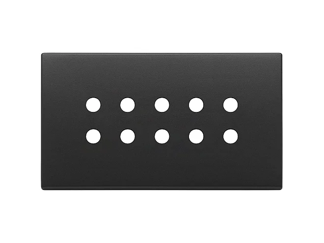 VIMAR Vimar 22699.RN.03 Placca 5Mx10 BS Tondo grigio antracite