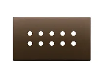 VIMAR Vimar 22699.RN.12 Placca 5Mx10 BS Tondo bronzo scuro sp.
