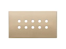 VIMAR Vimar 22699.RN.88 Placca 5Mx10 BS Tondo oro satinato