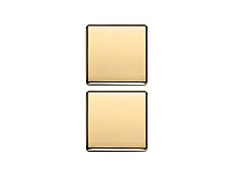 VIMAR Vimar 22751.0.82 Due tasti Flat no simboli oro