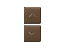 VIMAR Vimar 22751.2.12 Due tasti Flat simboli frecce bronzo