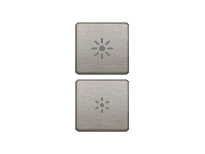 VIMAR Vimar 22751.3.11 Due tasti Flat dimmer nichel