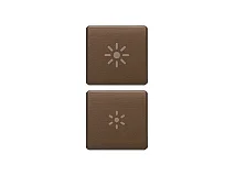 VIMAR Vimar 22751.3.12 Due tasti Flat dimmer bronzo