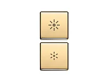 VIMAR Vimar 22751.3.82 Due tasti Flat dimmer oro