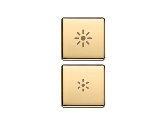 VIMAR Vimar 22751.3.82 Due tasti Flat dimmer oro