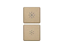 VIMAR Vimar 22751.3.88 Due tasti Flat dimmer oro satinato