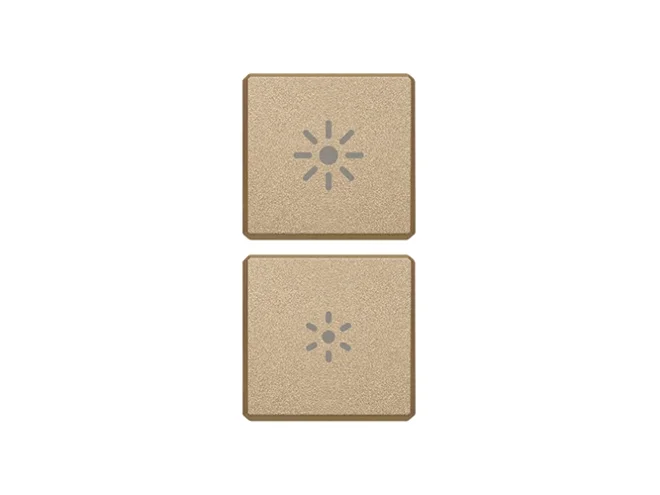 VIMAR Vimar 22751.3.88 Due tasti Flat dimmer oro satinato