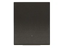 VIMAR Vimar 30000.2G Interruttore 1P 10AX 2M allineato nero