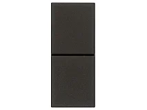 VIMAR Vimar 30066.G Due pulsanti indip. NO+NO 10A nero