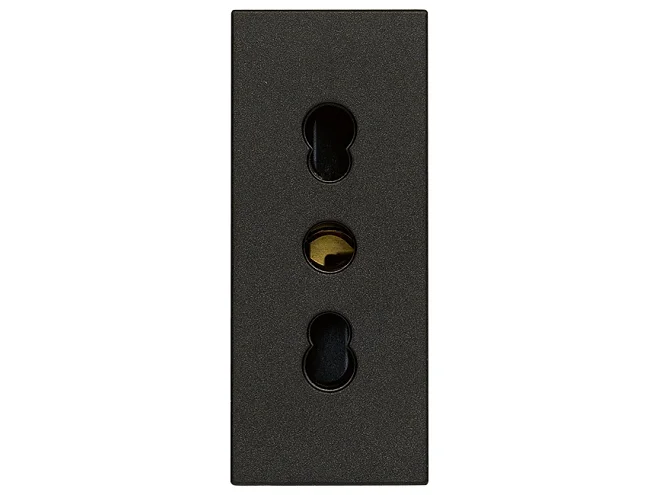 VIMAR Vimar 30203.G Presa 2P+T 16A P17/11 nero