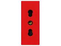VIMAR Vimar 30203.R Presa 2P+T 16A P17/11 rosso