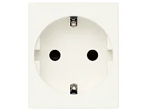 VIMAR Vimar 30208.B Presa SICURY 2P+T 16A tedesco bianco