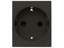 VIMAR Vimar 30208.G Presa SICURY 2P+T 16A tedesco nero