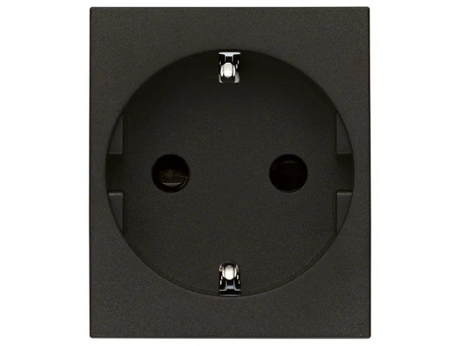 VIMAR Vimar 30208.G Presa SICURY 2P+T 16A tedesco nero