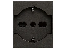 VIMAR Vimar 30210.G Presa 2P+T 16A universale nero