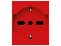 VIMAR Vimar 30210.R Presa 2P+T 16A universale rosso