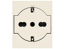 VIMAR Vimar 30211.C Presa 2P+T P40 universale a filo canapa