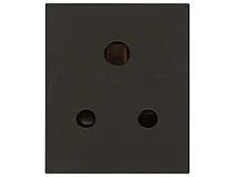 VIMAR Vimar 30214.G Presa SICURY 2P+T 5A inglese nero