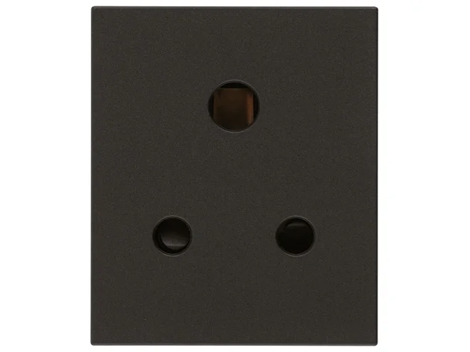 VIMAR Vimar 30214.G Presa SICURY 2P+T 5A inglese nero